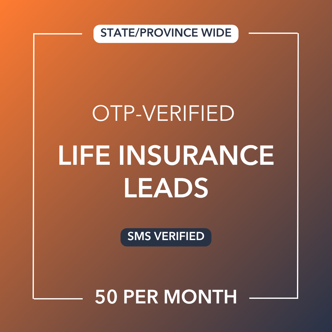 Life Insurance Leads | OTP-Verified