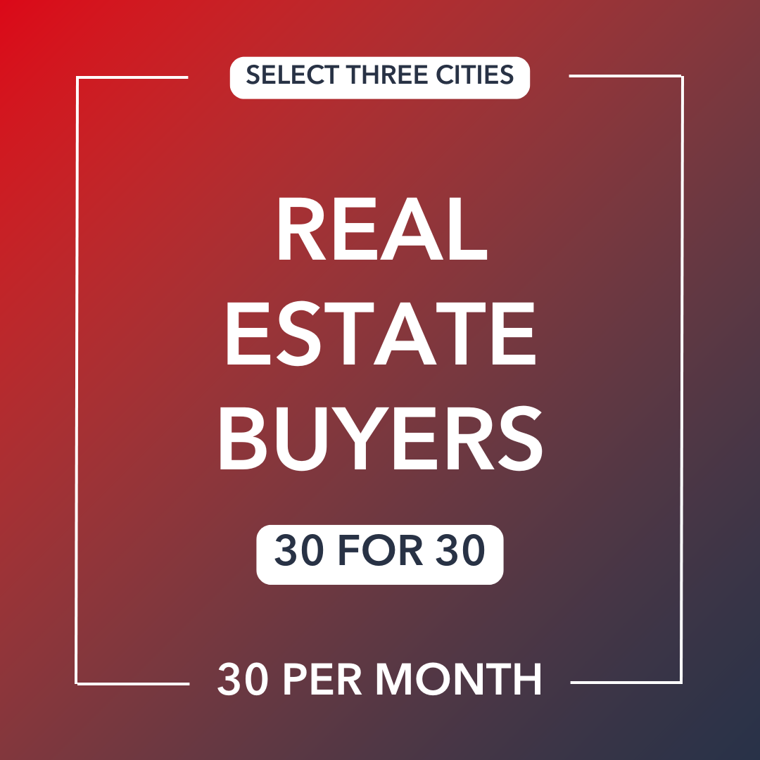 Solo Real-Leads™ (Buyer Leads) - 30 For 30 Sale