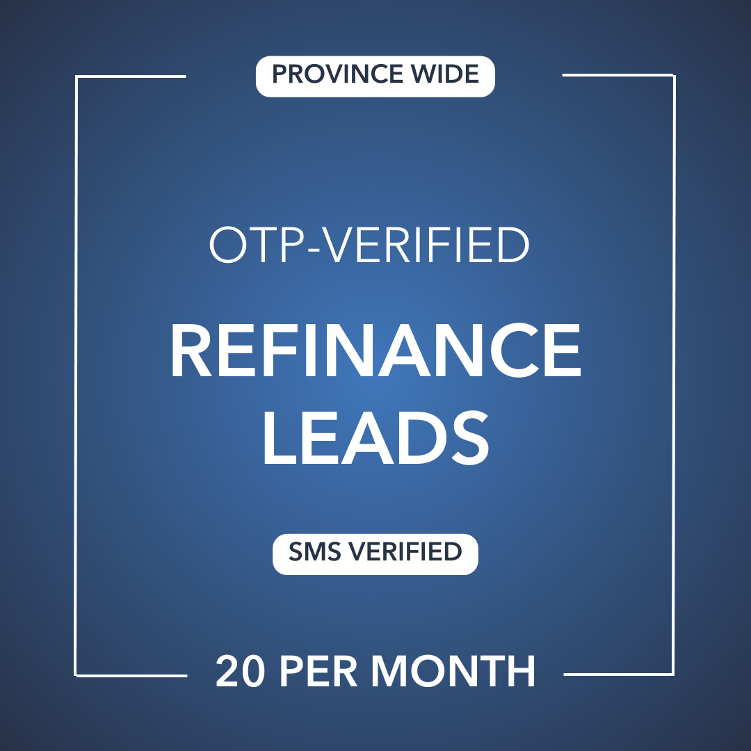 Refinance Leads | OTP-Verified | Canada