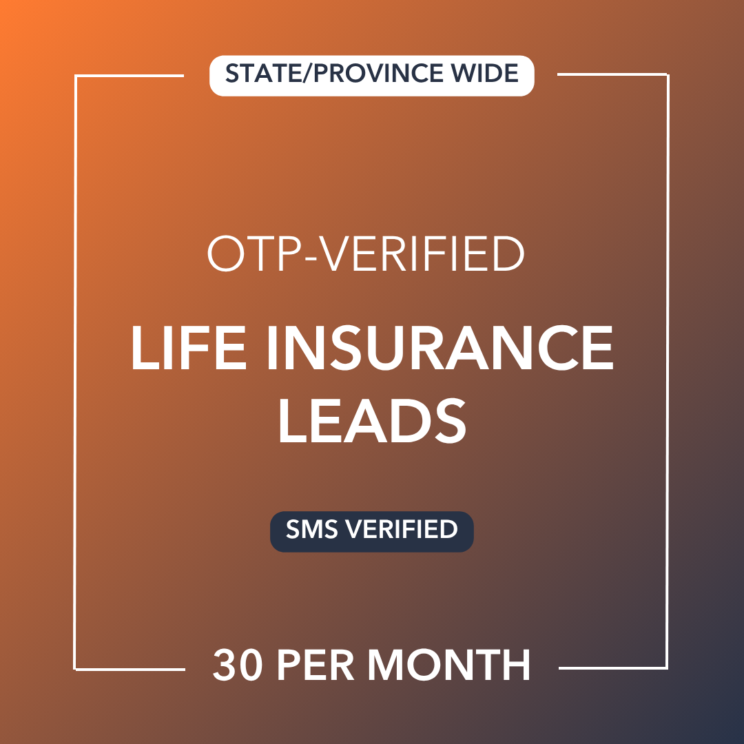 Life Insurance Leads | OTP-Verified