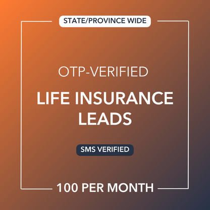 Life Insurance Leads | OTP-Verified