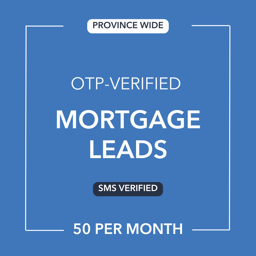 Mortgage Leads | SMS-Verified | SMC (20% Off)