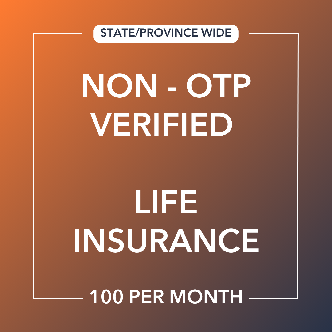 Life Insurance Leads | NON-OTP-Verified
