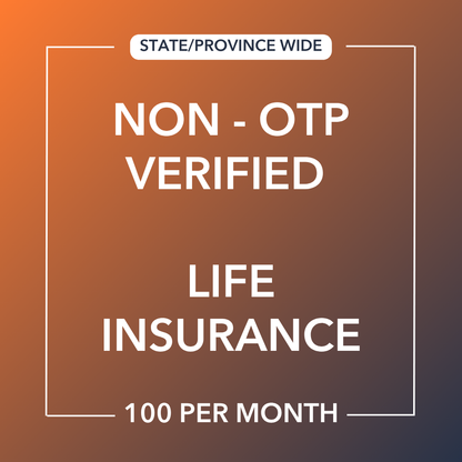 Life Insurance Leads | NON-OTP-Verified