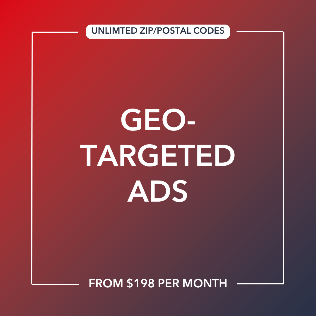 Geo-Targeting Ads Campaign : Unlimited Zipcodes / Postal Codes | Leads ...