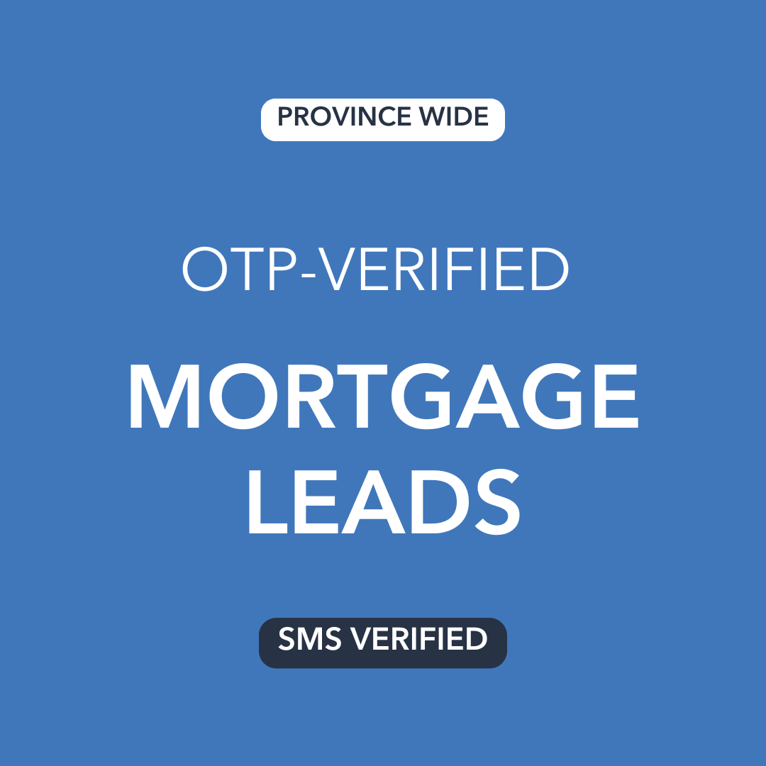 Mortgage Leads | SMS-Verified | SMC (20% Off)