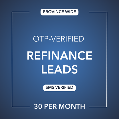 Refinance Leads | OTP-Verified | Canada