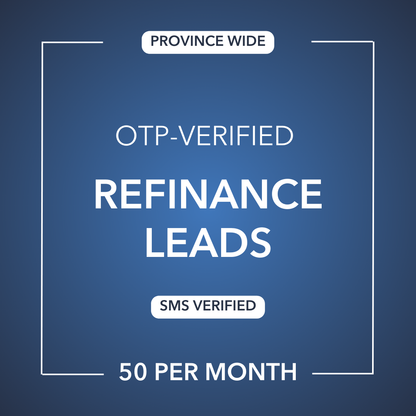 Refinance Leads | OTP-Verified | Canada