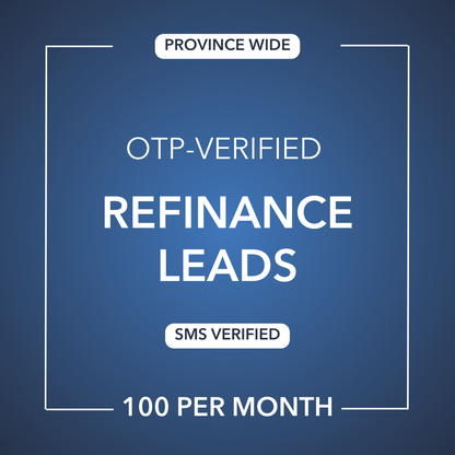Refinance Leads | OTP-Verified | Canada