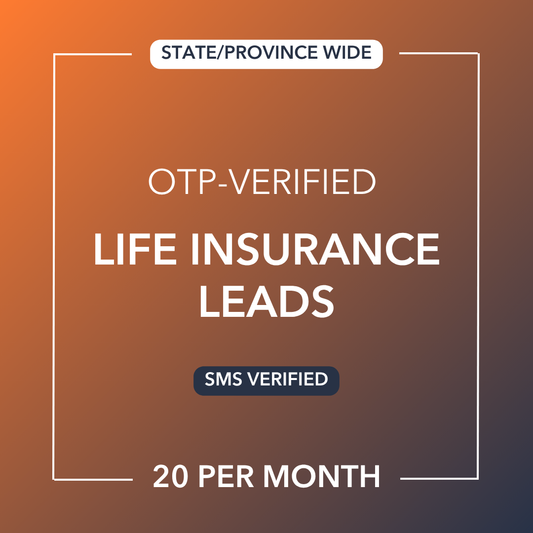 Life Insurance Leads | SMS-Verified