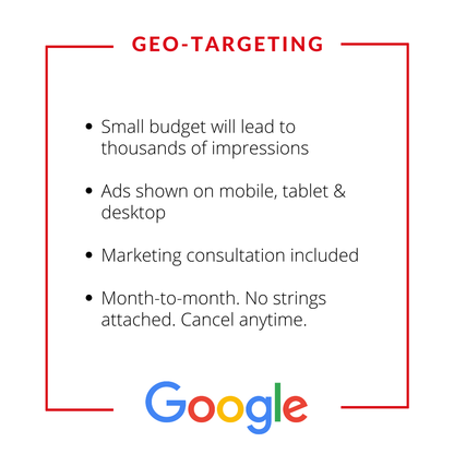 Geo-Targeting Ads Campaign : Unlimited Zipcodes / Postal Codes