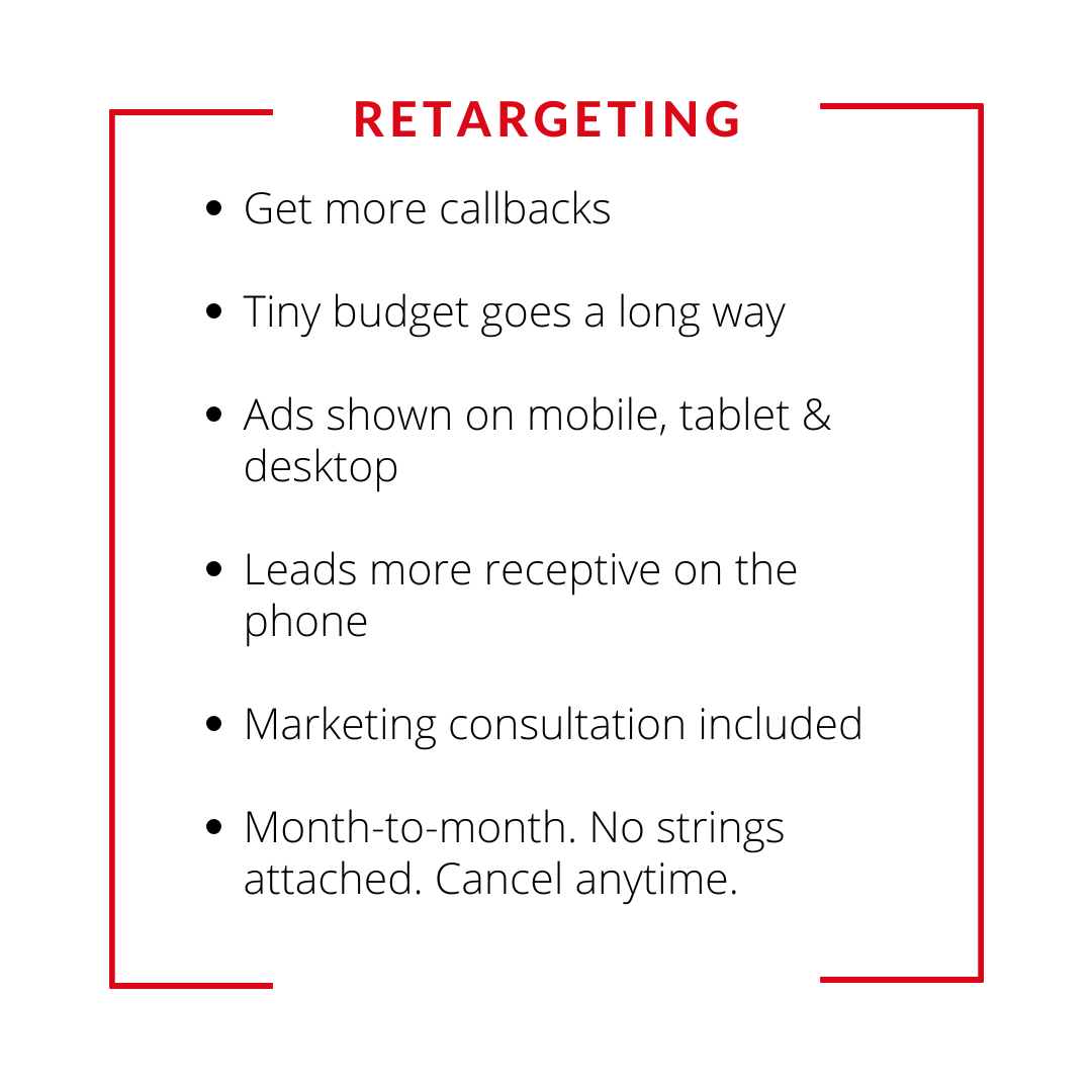 Retargeting Ads Campaign : Upload Your Contacts : Advertise Across the Internet