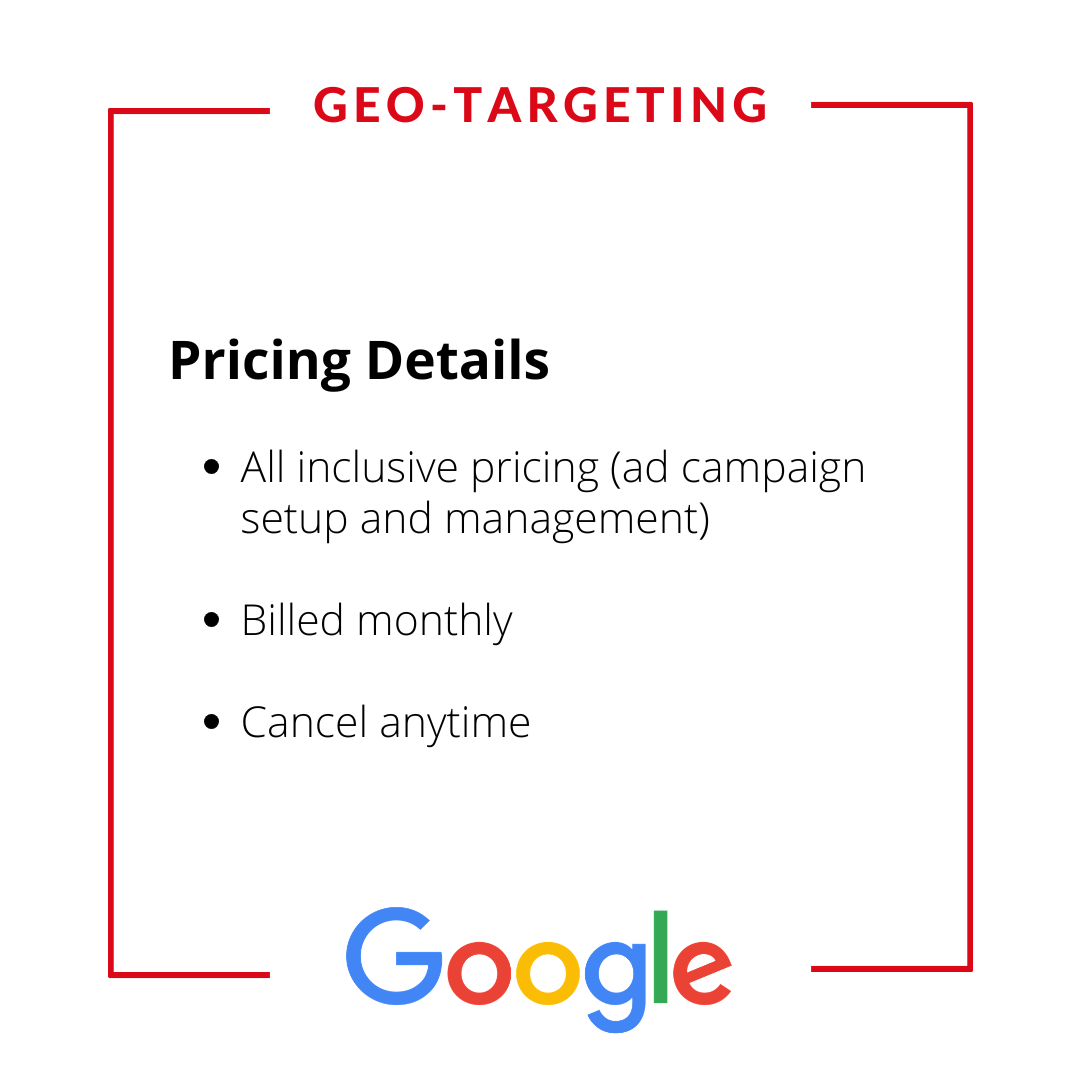 Geo-Targeting Ads Campaign : Unlimited Zipcodes / Postal Codes