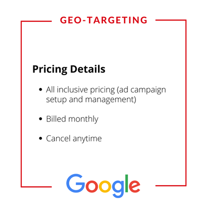 Geo-Targeting Ads Campaign : Unlimited Zipcodes / Postal Codes