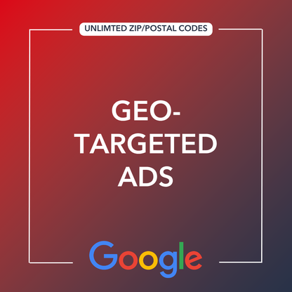 Geo-Targeting Ads Campaign : Unlimited Zipcodes / Postal Codes